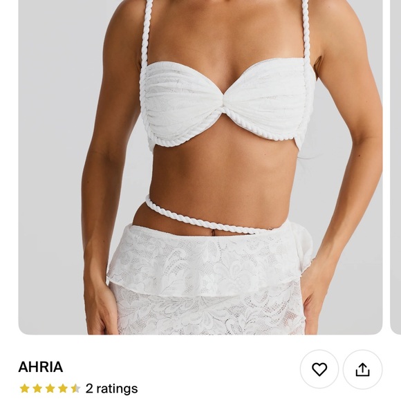 Melani the label Ahria lace top - Picture 1 of 3